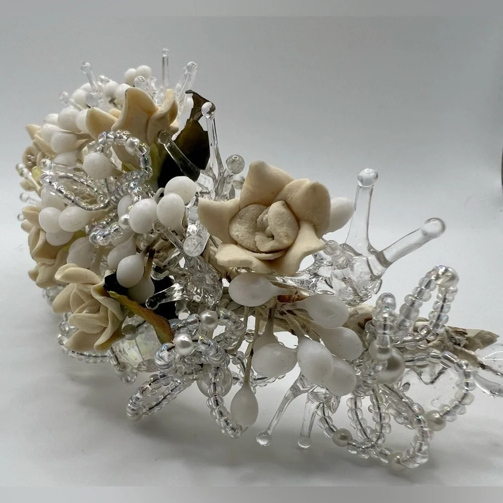 Vintage hairband wedding